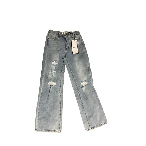 WOMEN’S Distressed 90s fit Jeans Size 5 - Picture 2 of 12